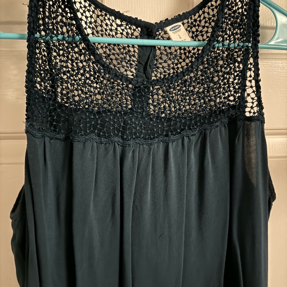 Blue blouse. Size Large. Old Navy